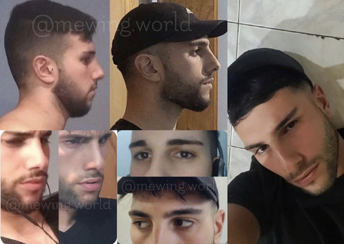 Collage of male portraits with source credits.