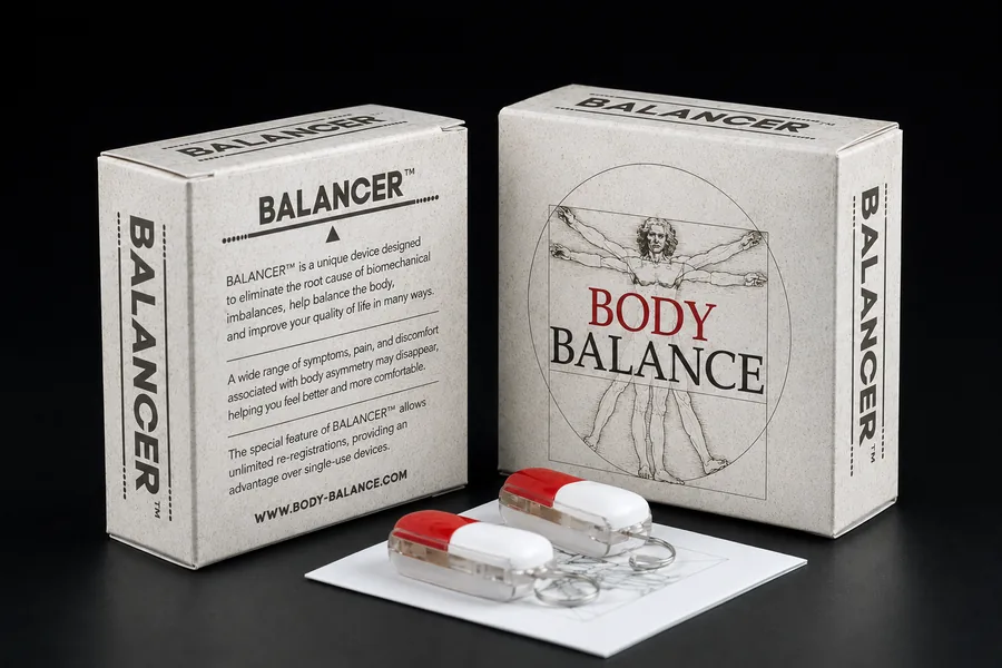 Balení a zařízení Body Balancer